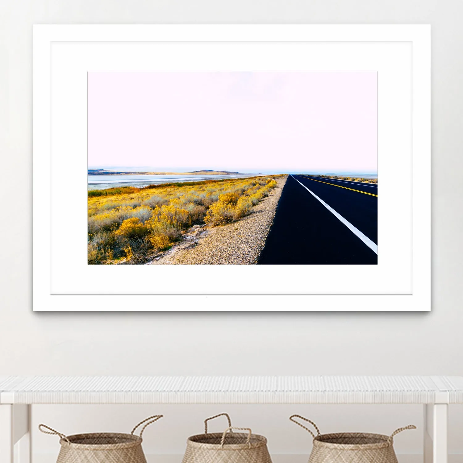 Along the Salt Flats
