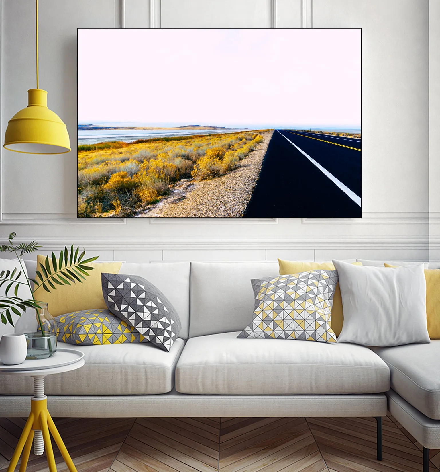 Along the Salt Flats