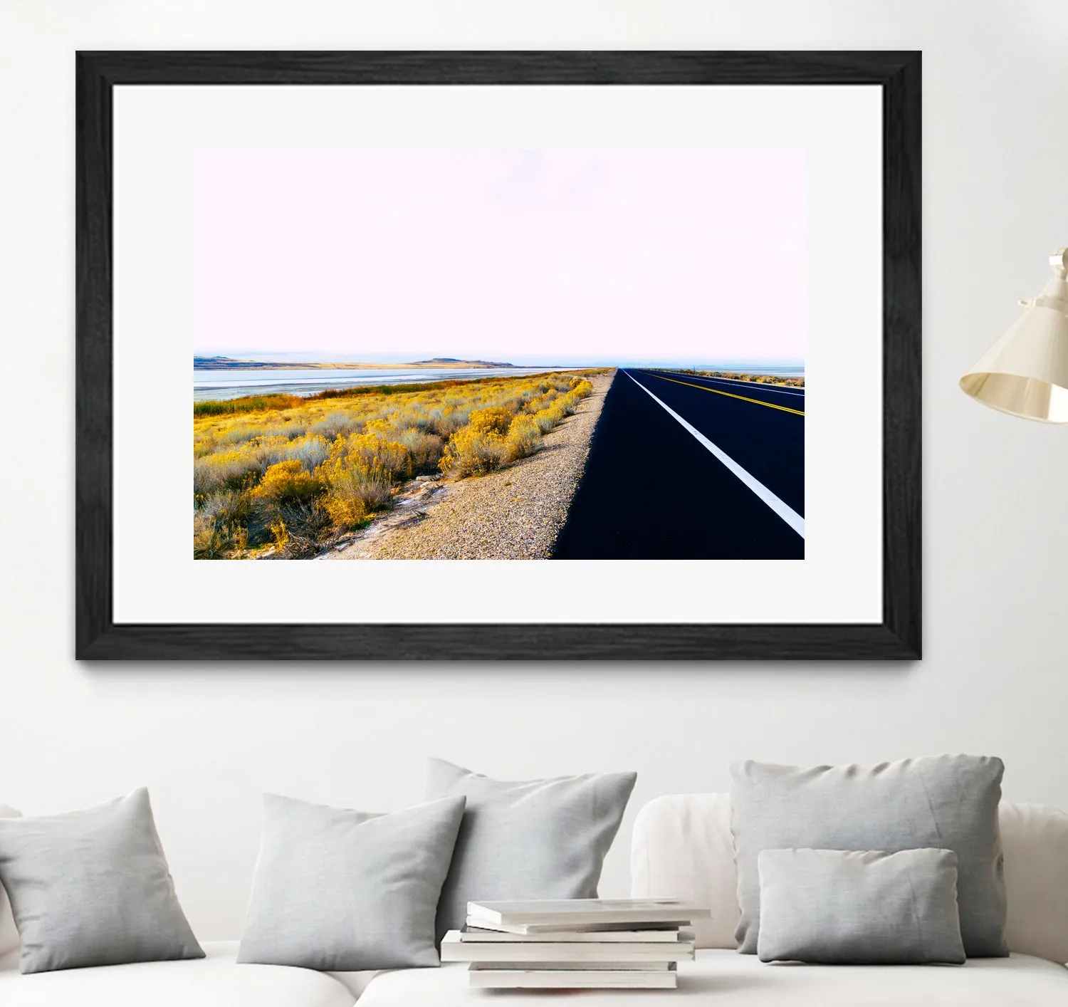 Along the Salt Flats