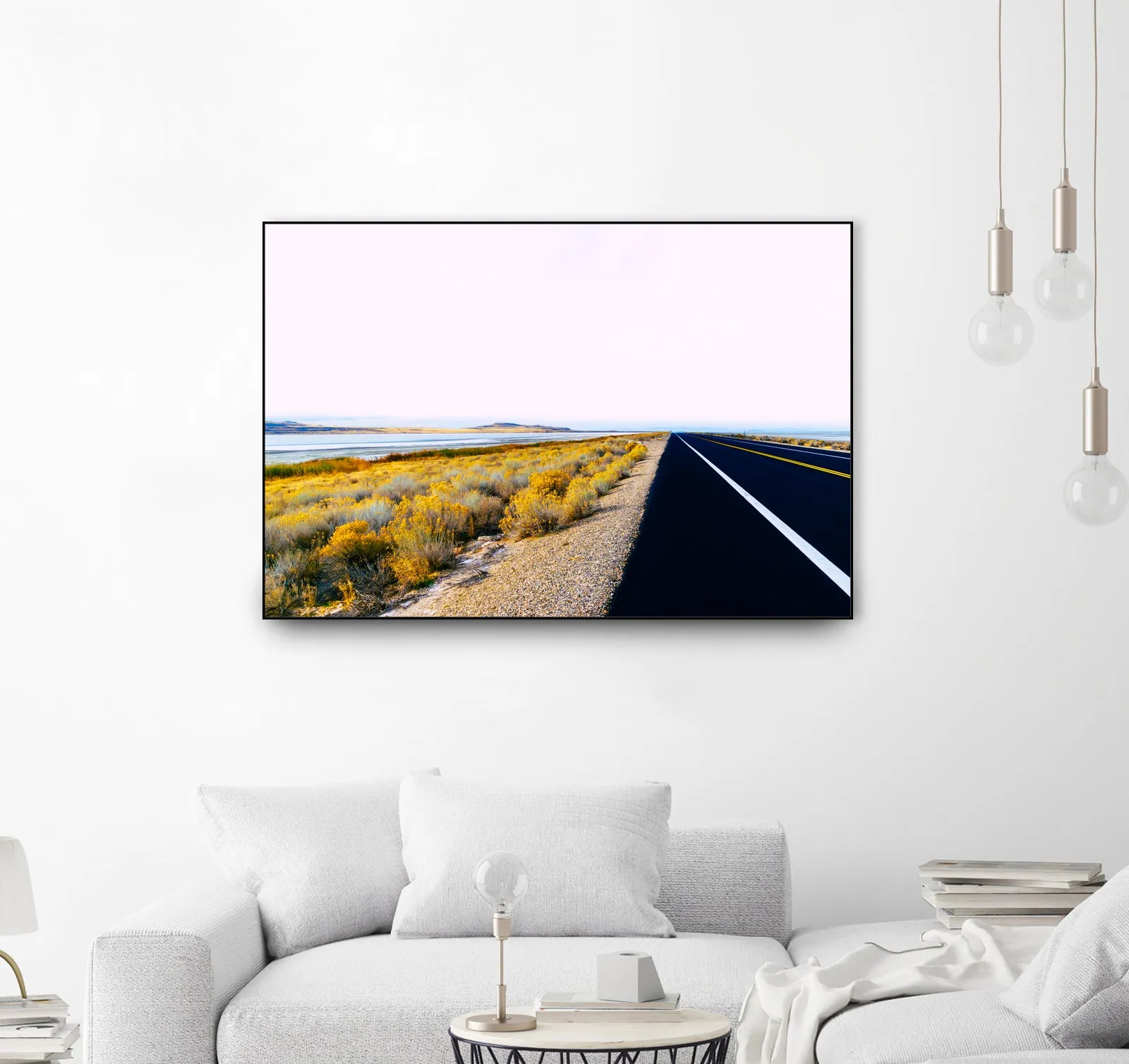Along the Salt Flats
