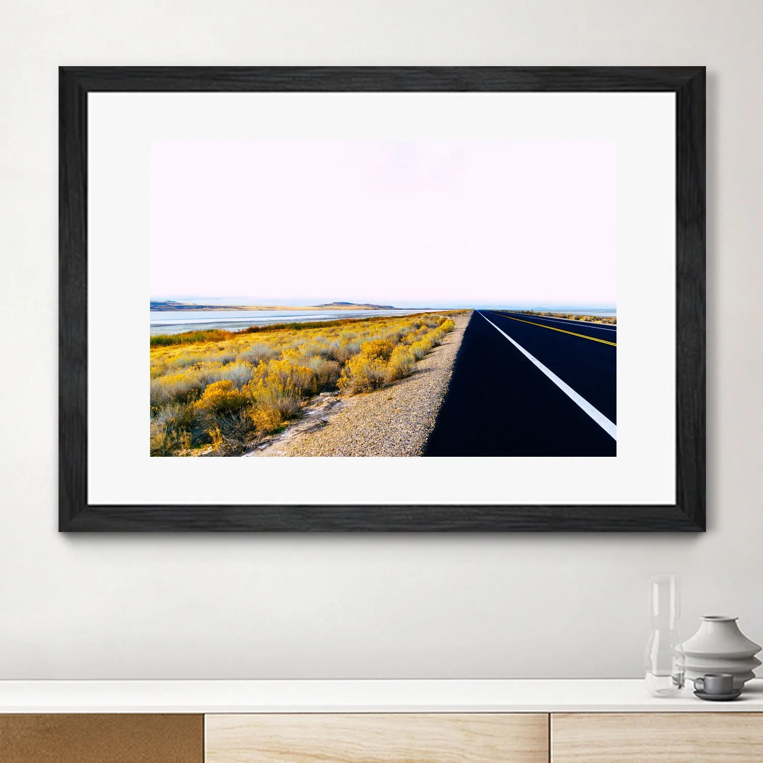 Along the Salt Flats