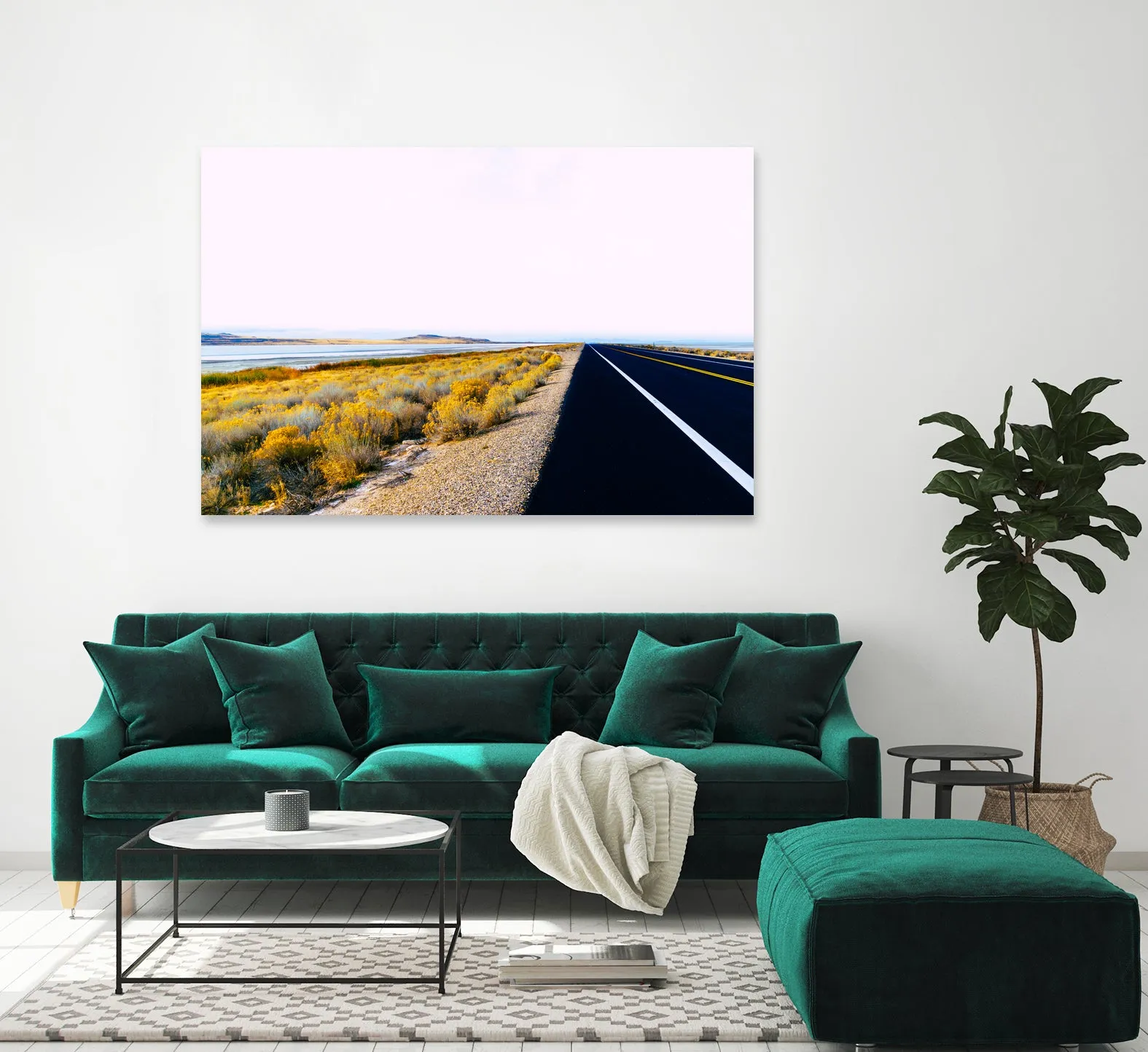 Along the Salt Flats