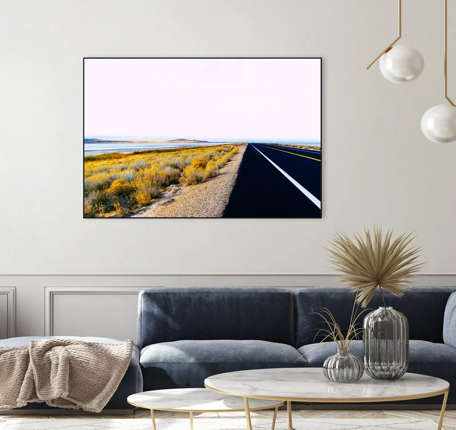 Along the Salt Flats