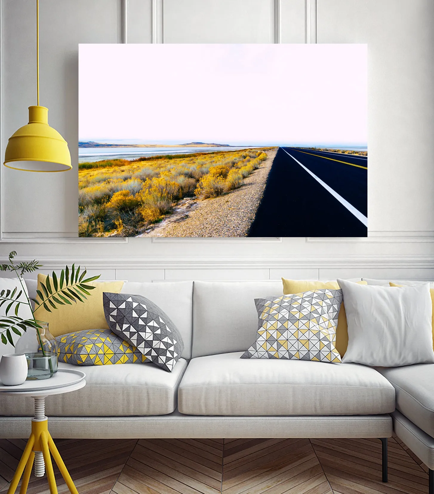 Along the Salt Flats