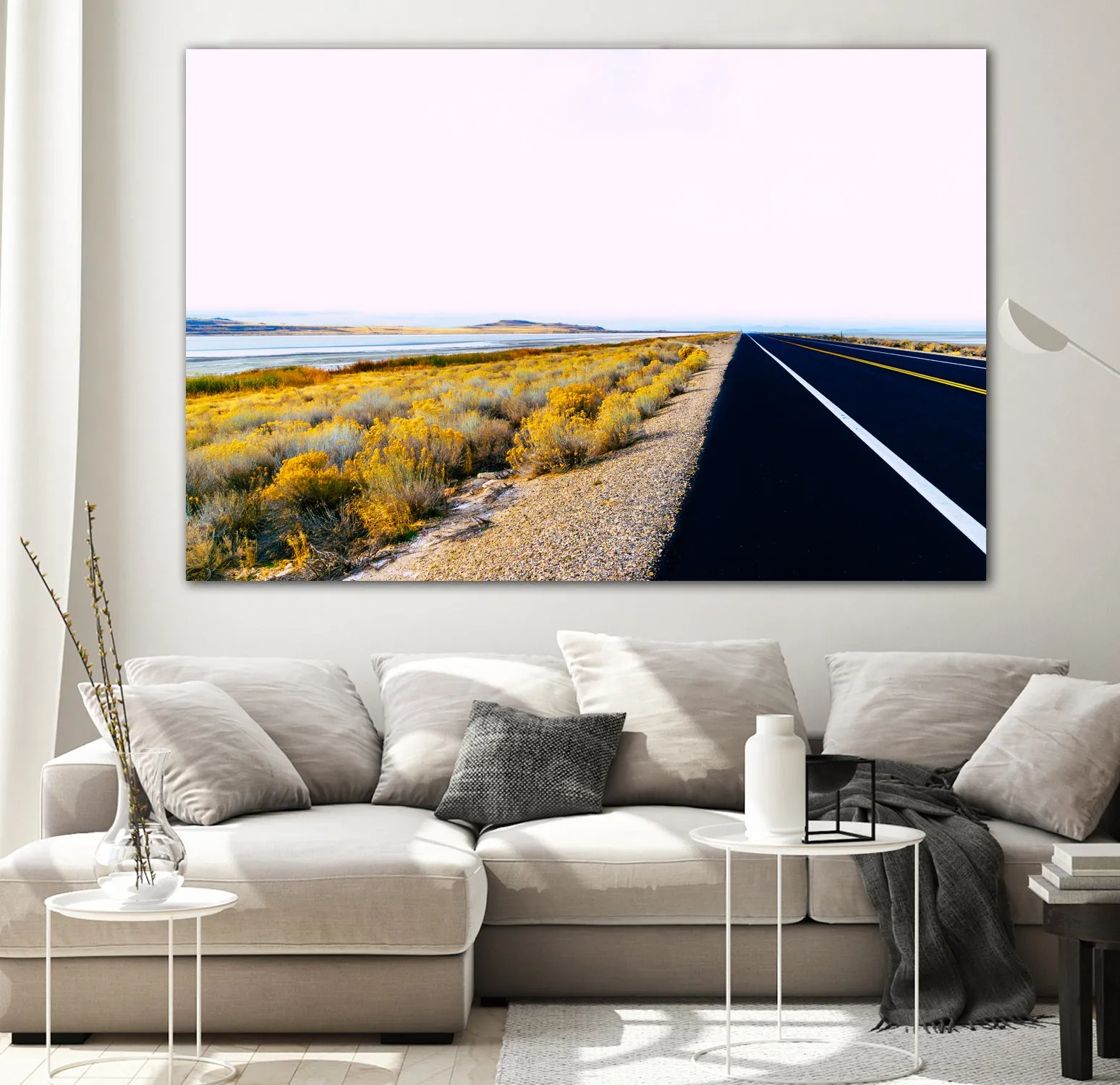 Along the Salt Flats