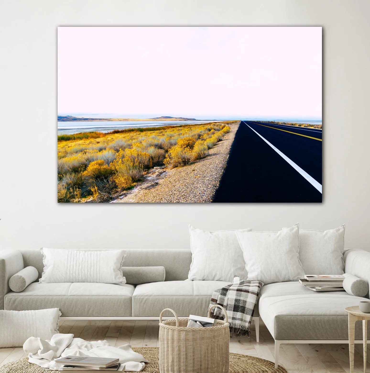Along the Salt Flats