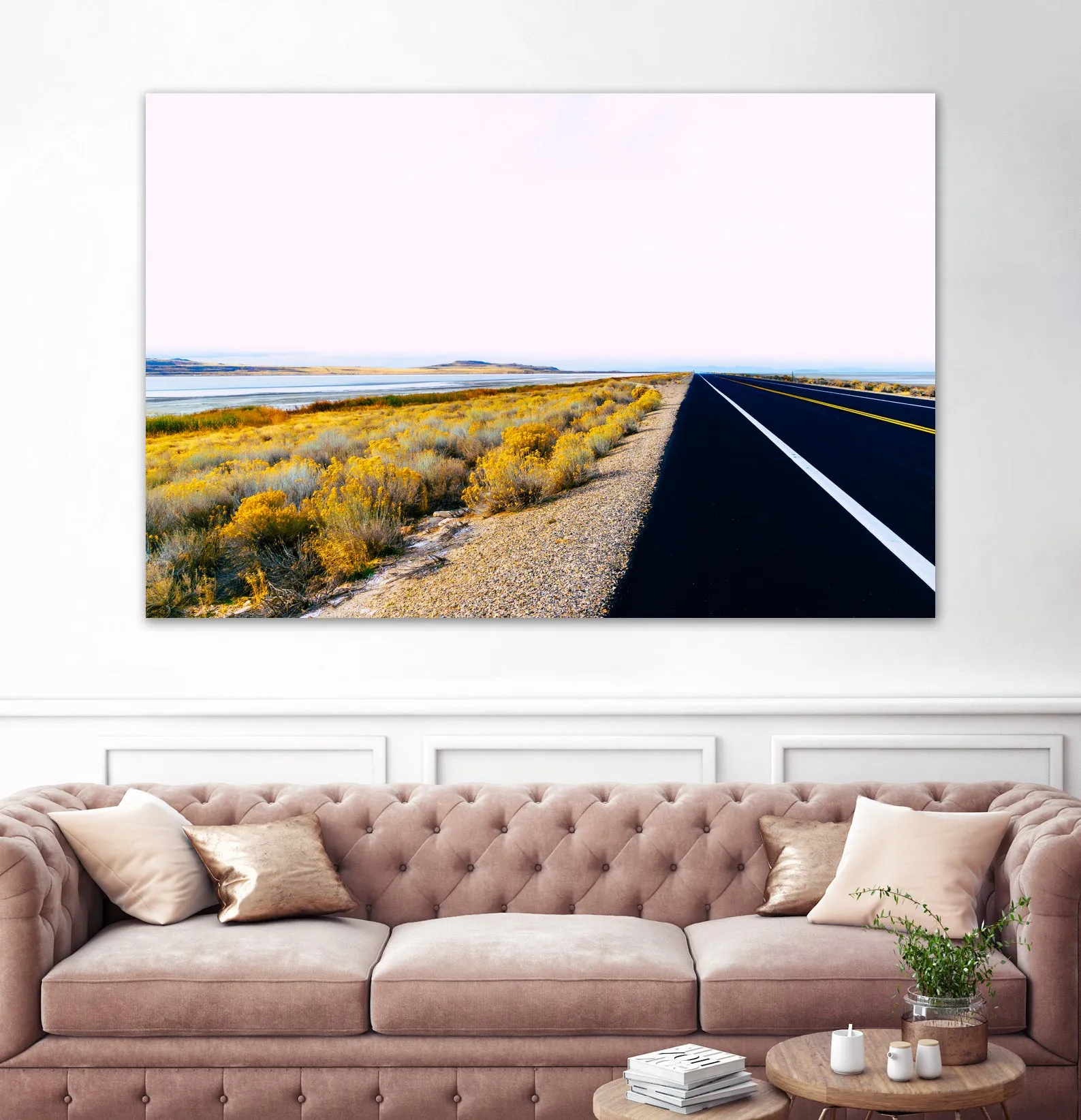 Along the Salt Flats