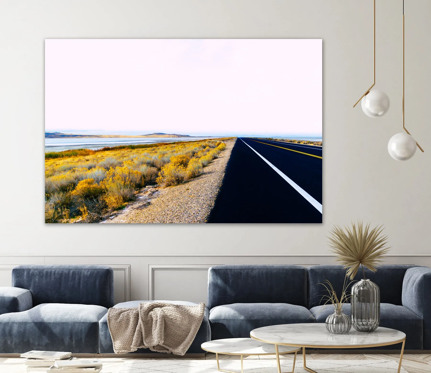 Along the Salt Flats