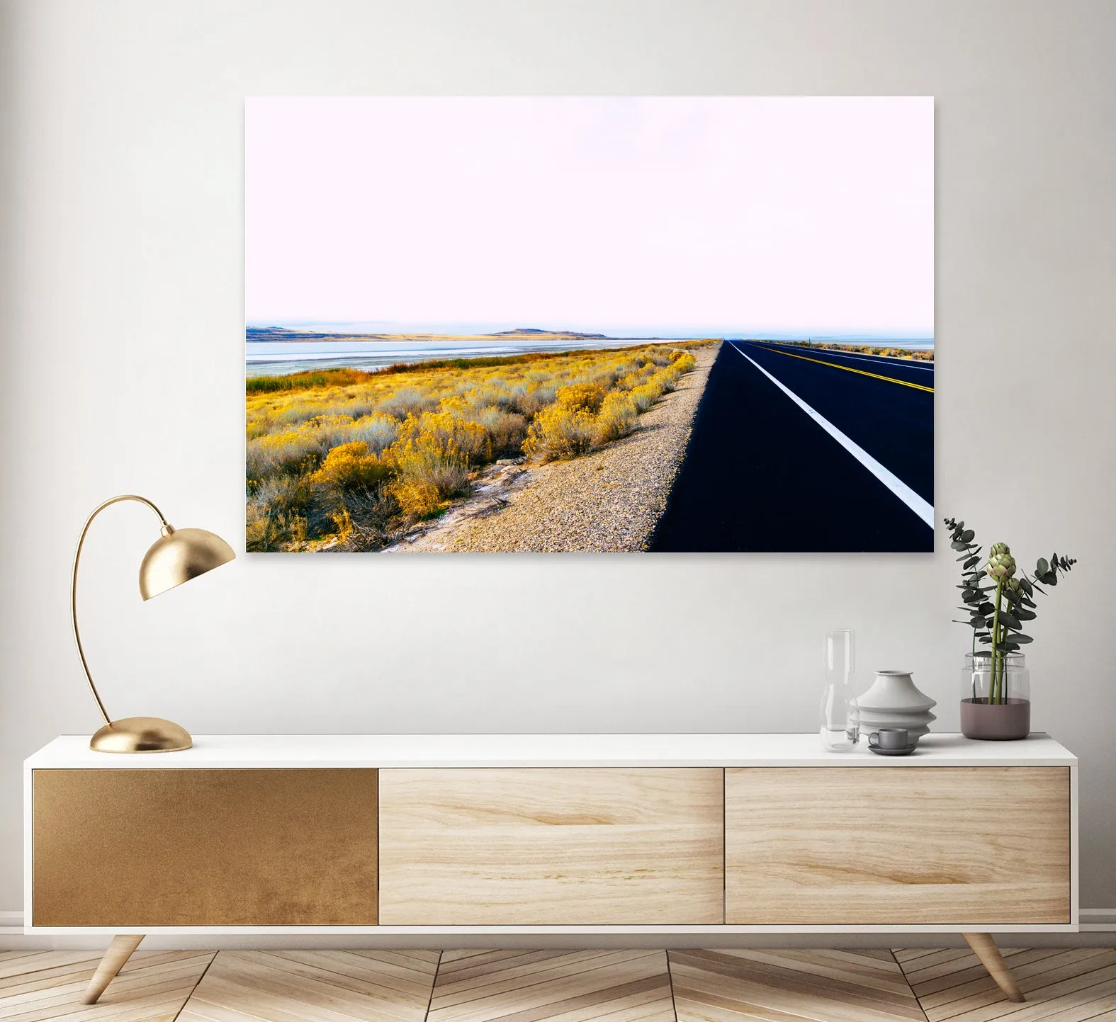 Along the Salt Flats