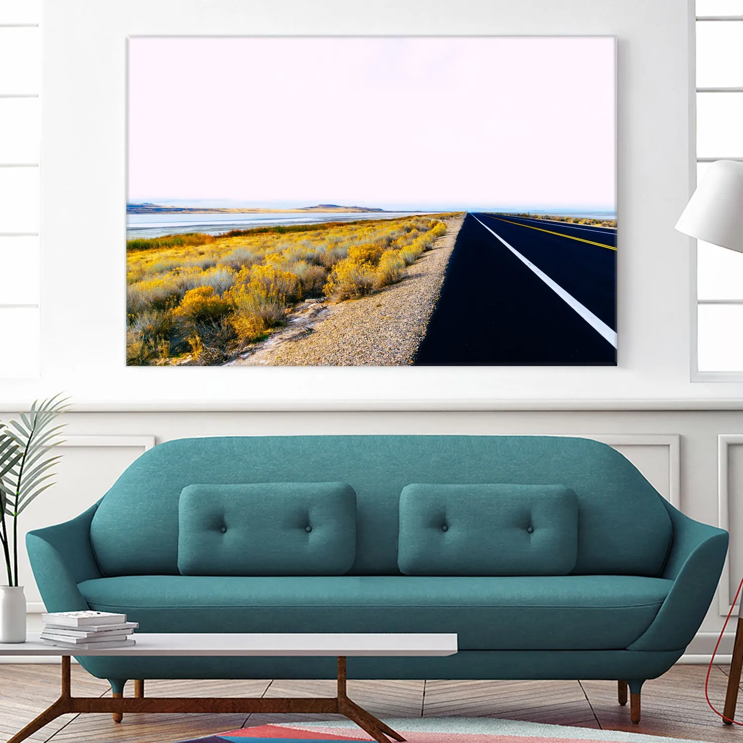 Along the Salt Flats