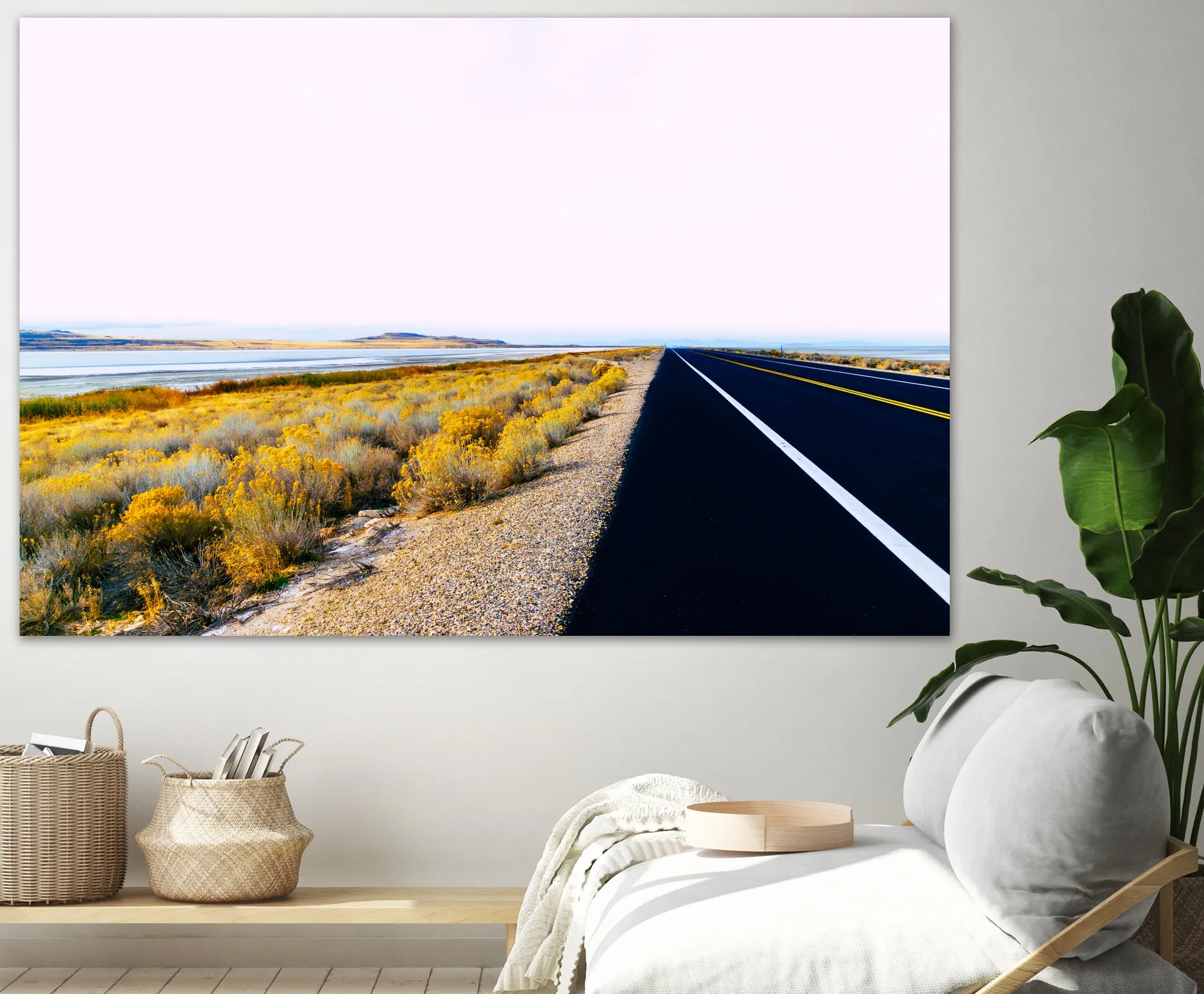 Along the Salt Flats