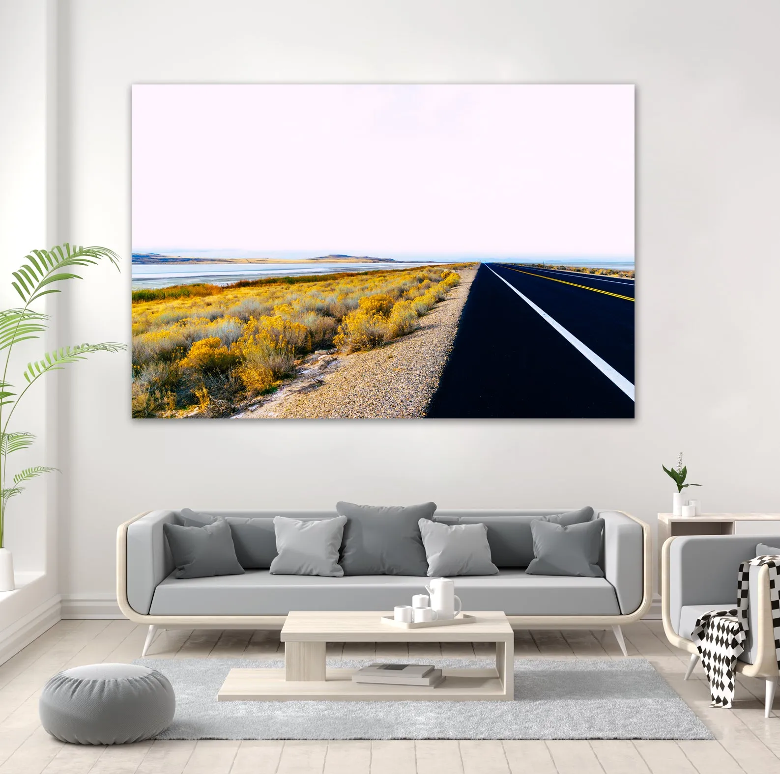 Along the Salt Flats