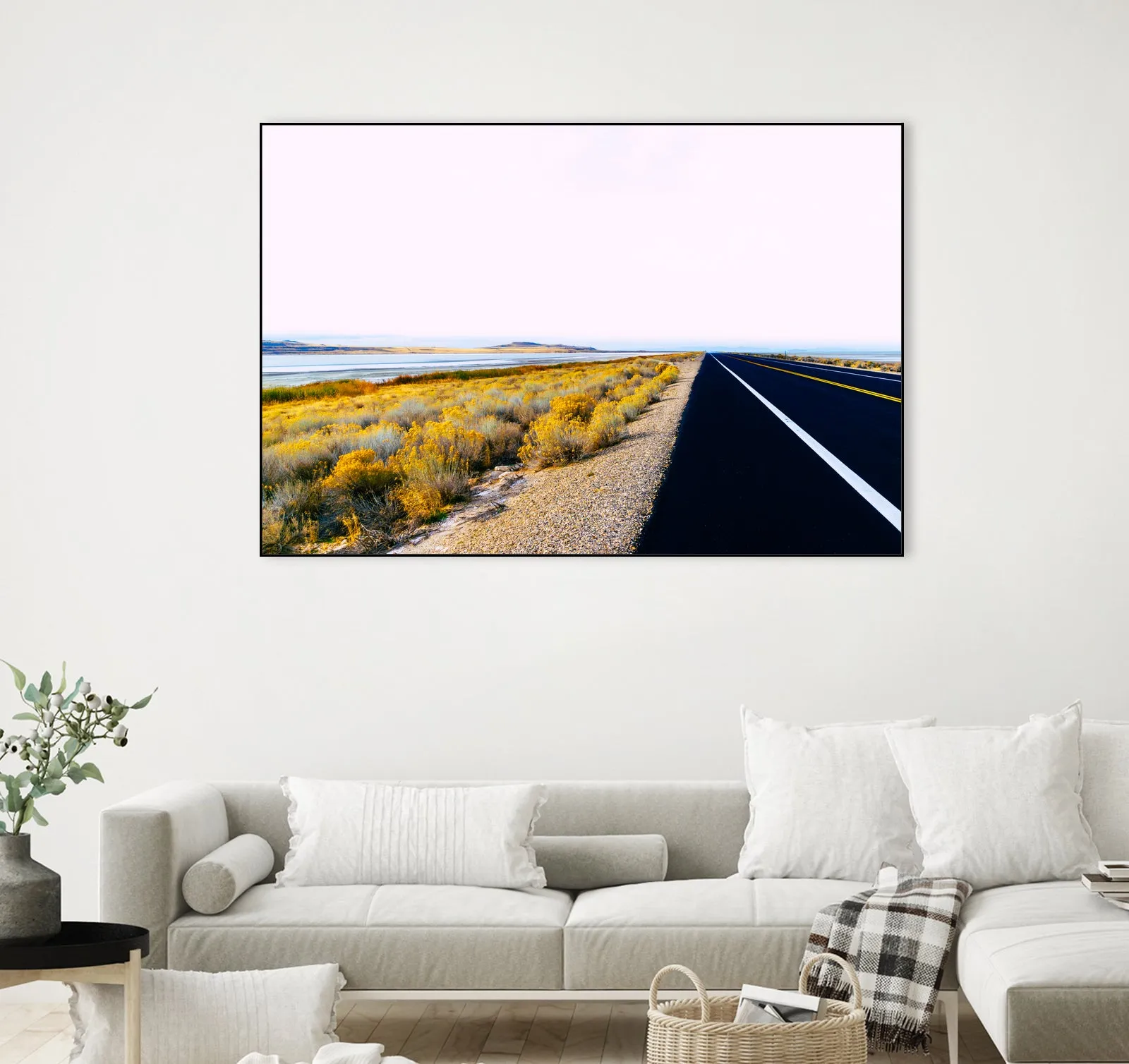 Along the Salt Flats