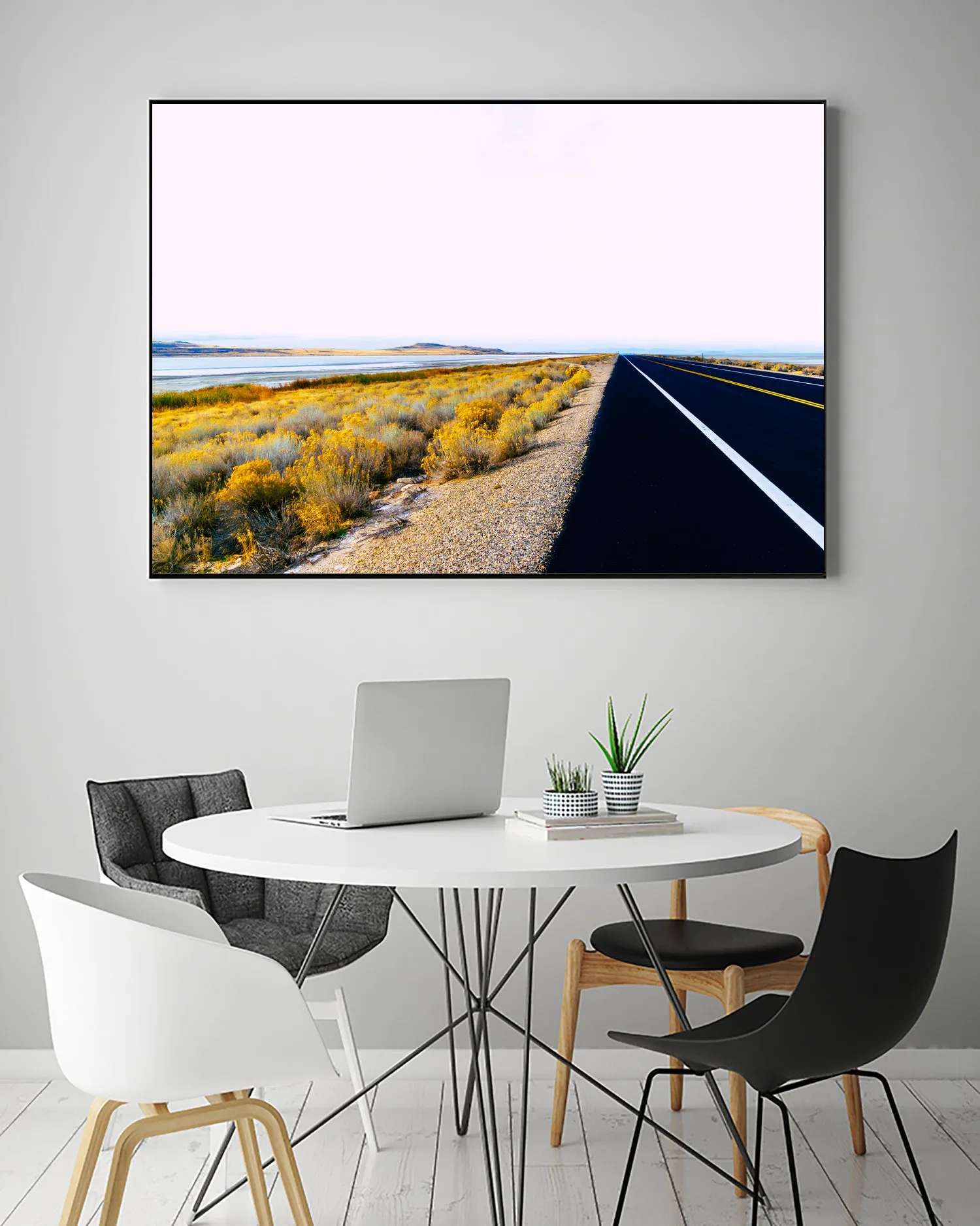 Along the Salt Flats