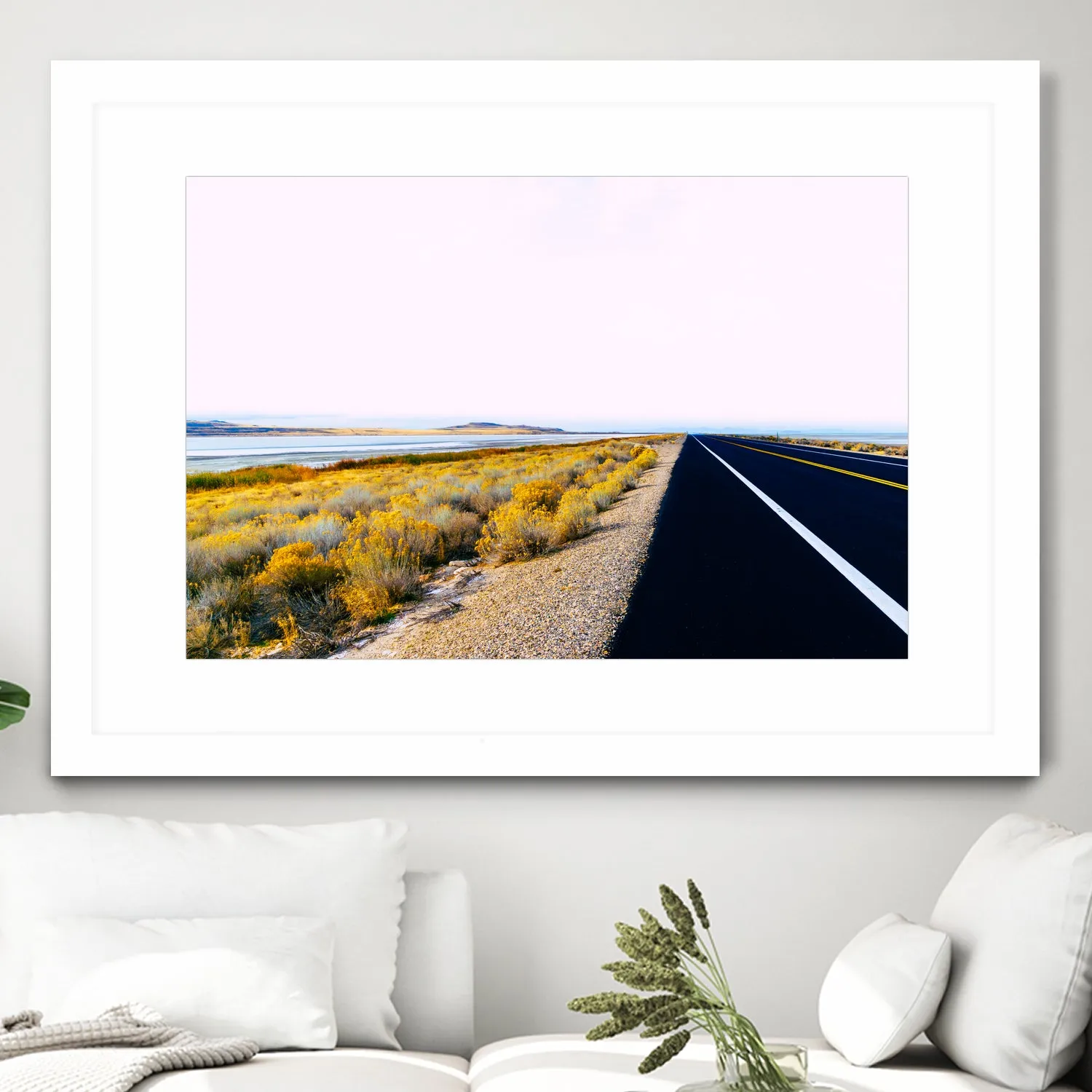 Along the Salt Flats