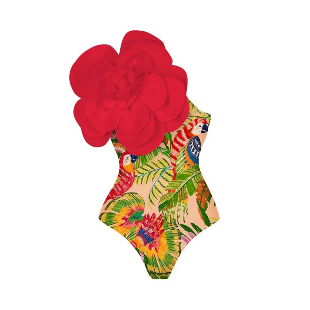 TEEK - 3D Flower Swimsuit Swimwear